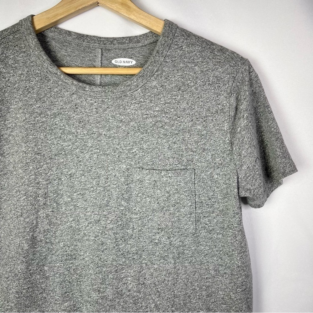 Old Navy Gray Boyfriend Pocket Short Sleeve T-Shirt XS - Picture 4 of 5